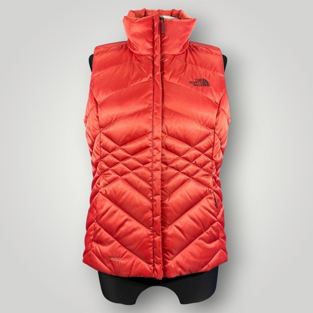 The North The North Face Womens Aconcagua Vest Down 550 Coral Outdoor size Small